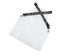 Ipetboom Grembiule Trasparente per Parrucchiere con Tasche Regolabili Copertura Ampia per Saloni e Uso Domestico