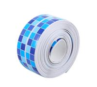 Ipetboom Guarnizione Autoadesiva Per Bagno e Cucina, Nastro Sigillante Flessibile in Pvc 3,2 m x 3,8 Cm, Protezione Per Fessure e Giunti Piegatura a 90° Per Docce, Lavelli e Angoli