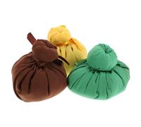 Ipetboom Impacco Di Erbe Per Massaggio Thailandese 3 Pezzi Di Chignon Riscaldante Per Occhi E Viso