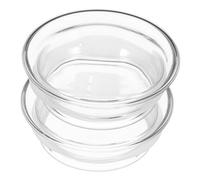Ipetboom in Vetro per d'Acqua 2 Pezzi Sostituibile in Acciaio Inossidabile per Bevande Accessori per Cucina per Uso