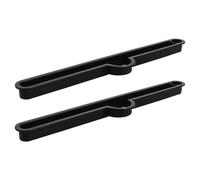 Ipetboom Inserti di Ricambio per Scanalatura Tavolo Pieghevole 29,7 Cm, Supporto per Telefono e Tablet da Scrivania, Staffa Stabilizzatrice Nera per Casa e Ufficio, Accessori