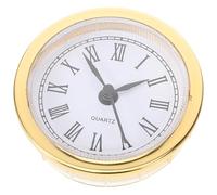 Ipetboom Inserto per Testa di Orologio Rotonda Vintage in Plastica e Metallo Movimento Stabile per Orologi Fai da Te Decorazione Artigianale Facile da Installare per Arredamento Casa