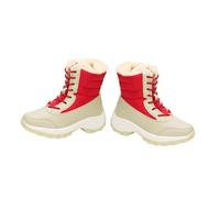 Ipetboom Invernali con Fodera Pelliccia Sintetica Scarpe con Allacciatura Suola Antiscivolo in Gomma Impermeabili per e Pioggia Stivaletti Eleganti per Inverno
