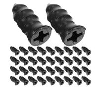 Ipetboom Kit di Riparazione Pneumatici 50 Pezzi Chiodi in Plastica Sottovuoto per Auto Moto Camion e Trattori Tappi per Forature Tubeless Attrezzi Compatti per Riparazione Self-Service