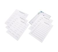 Ipetboom Kit Schede Di Pratica Per Ciglia Per Principianti Con Mappe e Realistici Per Allenamento e Miglioramento Tecniche Sutura Ciglia Per Uso Professionale e Personale