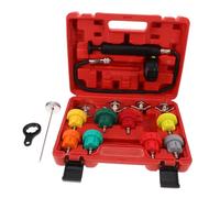 Ipetboom Kit Tester di Pressione Radiatore per Auto Materiali Metallo e Plastico, Strumento Preciso per Rilevare Perdite nel Circuito di Raffreddamento Automobilistico