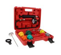 Ipetboom Kit Tester Pressione Radiatore Rilevatore Perdite in Metallo e Plastico Facile da Usare per Impianto di Raffreddamento Auto per Veicoli e Appassionati DIY