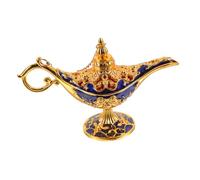 Ipetboom Lampada Genio Aladino Vintage in Lega di Zinco Decorazione da Tavolo Elegante per Festa e Collezione Ornamento Retrò per Soggiorno Studio e Yoga Regalo Originale per Amanti di