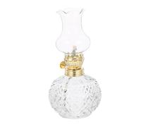 Ipetboom Lanterna Olio in Vetro Retrò per Esterni Lampada Kerosene Portatile per e Giardino Illuminazione Demergenza e Duratura per e