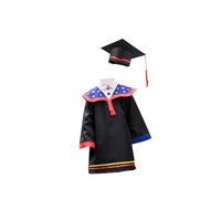 Ipetboom Laurea con Cappello in Misto Costume Prescolare Accattivante per Cerimonie Diploma Asilo e Scuola Elementare