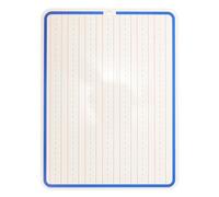 Ipetboom Lavagna Bianca Cancellabile a Secco Doppia Faccia 302X23 CM per e Studenti Lavagna Didattica Linee Guida Pannello Multifunzionale per Scrittura e Disegno Educativo