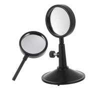 Ipetboom Lente Ottica Per Esperimenti Fisici Kit Di Lenti Concave Portatili Lente Concava Fisica Specchio Convesso Fisico Di Lenti Ottiche Con Supporto Per Insegnamento