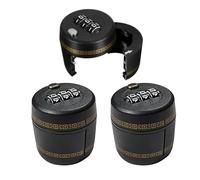 Ipetboom Lucchetto per Tappo di Bottiglia Combinazione a 3 Cifre Tappo di Sicurezza per Vino e Alcolici Set da 3 Pezzi Riutilizzabile per Protezione Minibar Whisky e Vodka