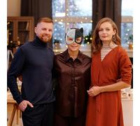 Ipetboom Maschera da Gatto Decorativa con Cristalli Argento e Nero Maschera Veneziana di Carnevale per Donna e Uomo Accessorio per Feste Cosplay Leggera e Confortevole per Eventi