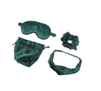 Ipetboom Maschera per Dormire Benda per Occhi Fasce per Capelli Elastici per Capelli Borsa Elastica Blocca la Luce per Sonno Profondo Adatta Jogging del Mattino o Spasso al Cane