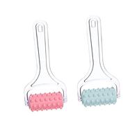 Ipetboom Massaggiatore a Rulli Per Corpo 2 Pezzi, Portatile Particelle in Rilievo, Massaggio Terapeutico Antistress Per Gambe e Braccia, Design Ergonomico Antiscivolo Per Uso Domestico