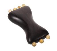 Ipetboom Massaggiatore Manuale per Viso in Legno Guasha Mini Portatile Pettine per Massaggio del Capelluto e Strumento di Bellezza per Collo, Occhi e Fronte, Ergonomico e Naturale per Uso
