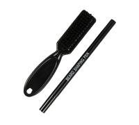 Ipetboom Matita Per Barba e Pennello Da Barba Accessorio Per Riempire Contorni Kit Strumento Setola Morbida Ma Resistente Materiale