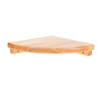 Ipetboom Mensola Angolare in Massello Portaoggetti Da Parete a Forma Settore Scaffale Decorativo Per Piante e Oggetti Design e Ufficio 1 Pezzo Raggio 21 Cm