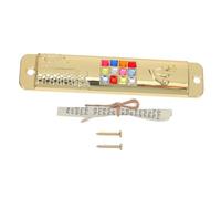 Ipetboom Mezuzah in Metallo con Pergamena Kosher per Porta Decorazione Religiosa Ebraica per Stipite Lega di Zinco Resistente Simbolo di Protezione e Fede per Casa