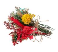 Ipetboom Mini Bouquet di Fiori Secchi Naturali Set da 6 Pezzi Mazzi di Fiori Fai da Te per Decorazione Casa Ufficio e Matrimoni Bouquet Steli Piccoli per Arredamento Autunnale