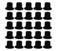 Ipetboom Mini Cappello a Cilindro Fai da Te in Velluto Nero Piccolo Cappello da Clown a Cono per Decorazioni Festive Set da 40 Pezzi per Lavoretti Bambole Animali Domestici e Feste di