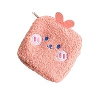 Ipetboom Mini Pad Pouch Borsa Portaoggetti in Peluche per Assorbenti Mestruali da Viaggio