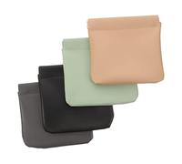 Ipetboom Mini Set Di Borse Portaoggetti Per Cosmetici 4 Pezzi Con Chiusura A Pressione Per Auricolari Trucco Compatto