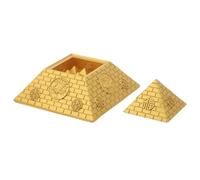 Ipetboom Mini Statua Piramidale in Resina 9 CM Ornamento Antico Egitto per Progetti Artistici e Decorazione da Scrivania Figura Mitologica Egiziana Compatta per Casa e Ufficio