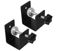 Ipetboom Morsetti per Pannelli Cassetti in Acciaio al Carbonio 3mm Spessore, Coppia Morsetti di Montaggio Frontali Cassetti Presa Antiscivolo, Clip di Fissaggio per Installazione