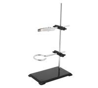 Ipetboom Morsetto Per Provette in Metallo Supporto Da Laboratorio Standard in Ferro Con Base Quadrata Per Configurazioni Sperimentali in Chimica