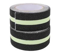 Ipetboom Nastro Antiscivolo Autoadesivo per Scale 2 Pezzi Strisce Antiscivolo Riflettenti e Luminose per Pavimenti Adesivi per Gradini Effetto Notte per Sicurezza Interna ed Esterna