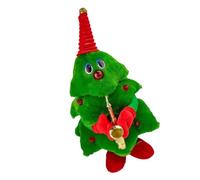 Ipetboom Natalizio Elettrico Che Canta e Balla Peluche e Divertente per Decorazione Festiva Portatile e Durevole