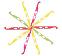 Ipetboom Occhiali di Carta 3D a Diffrazione Arcobaleno a Forma di Cuore Set da 20 Pezzi Colorati Pieghevoli Occhiali Speciali con Effetto Prismático per Festival Concerti e Feste Serali