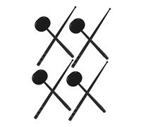 Ipetboom Occlusore Oculare per Esame Vista e Occhiali a Foro Stenopeico 8 Pezzi in Plastica Nera Set con Puntatore, Strumenti per Optometristi e Ortottisti, Uso Clinico e Domiciliare