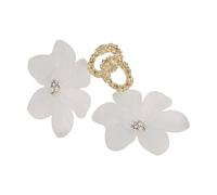 Ipetboom Orecchini Fiore Per Donna Pendenti in Design Geometrico Minimalista Accessori Alla Moda Per Feste e Uso Quotidiano