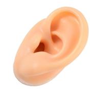 Ipetboom Orecchio in Silicone Flessibile Sinistro Realistico per Pratica Piercing e Esposizione Gioielli Portatile Dettagliato per Scuole di Bellezza e Studi