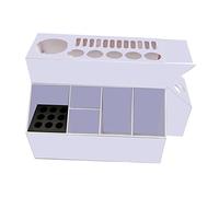 Ipetboom Organizer Per Strumenti Da Parrucchiere Porta Phon e Spazzole Antiscivolo Scatola Di Design Per Salone e Tavolo Da Lavoro Conserva Accessori Per Parrucchieri