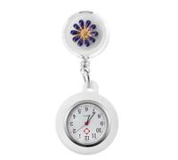 Ipetboom orologio da tasca assistenza infermieristica signore clip per orologio da infermiera orologi da donna orologi da infermiera per le donne orologio da infermiere alla moda lega Blue