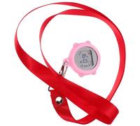 Ipetboom Orologio da Tasca Digitale per Infermieri con Cordino Rosso e Fibbia Portatile Resistente e Luminoso Adatto per Medici Studenti e Professionisti Sanità