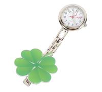 Ipetboom Orologio Da Tasca in Lega Per Ragazzo Ragazza e Orologio Da Polso Al Quarzo, Design a Quattro Foglie Colorato, Adatto a Studenti e Uso Quotidiano, Confezione Da 10