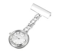 Ipetboom Orologio Da Tasca Infermiera Clip in Acciaio Resistente, Quadrante Grande, Design Elegante, Per Medici e Personale Sanitario, Uso Ospedaliero e Universitario