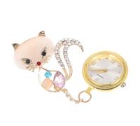 Ipetboom Orologio da Taschino per Infermieri in Inossidabile con Clip Portatile Design Unisex Vintage con Cifre Ampie Idea per Operatori Sanitari