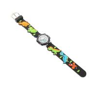 Ipetboom orologio dinosauro per attenzione agli studenti orologio per impermeabile Watch orologio da studente impermeabile guarda per i più piccoli plastica Black