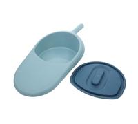 Ipetboom Padella per Anziani Portatile con Coperchio in Pp Blu, Orinatoio da Letto Multifunzione per Pazienti, Donne Incinte e Adulti, Bagno Portatile per Uso Medico e Domestico, Gestione