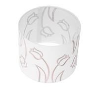 Ipetboom Paralume in Tessuto Naturale per Lampade da Tavolo e Terra Design Floreale Moderno Compatibile con Abatjour Comodino e Lampade da Terra Coprilampada Sostitutivo Versatile per