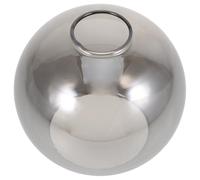 Ipetboom Paralume in Vetro Ambrato a Sfera Rotonda Grande Copri Paralume per Lampada a Sospensione e Applique da Parete Design Semicircolare per Soggiorno Camera da Letto e Sala da