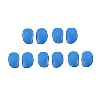 Ipetboom Paraorecchie Per Tintura Chioma in Plastica Blu 10 Pezzi Riutilizzabili Protettivi Antitinta Comfort Regolabile Per Uso Professionale e Domestico