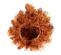 Ipetboom Parrucca Afro Corta e Riccia Sintetica Capelli Ricci Africani Naturali Copricapo Corto Riccio per Feste Festival Cosplay Uso Quotidiano