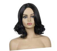 Ipetboom Parrucca Corta Donna Riccia Sintetica Naturale Copricapo Femminile Alla Moda Per Cosplay Usi Quotidiani Accessori Per Capelli Comodi e Realistici